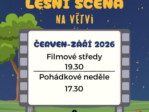 Promítání filmů v parku Na Větvi