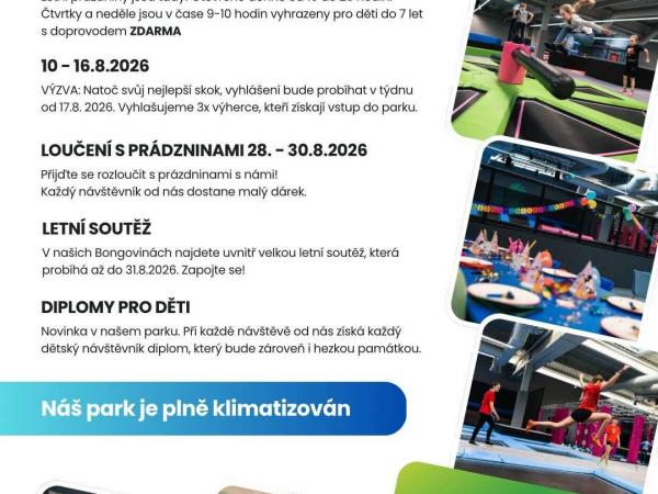 Toboga JUMP - srpen 2026